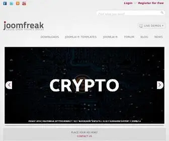 Joomfreak.com(Free professional high quality Joomla) Screenshot