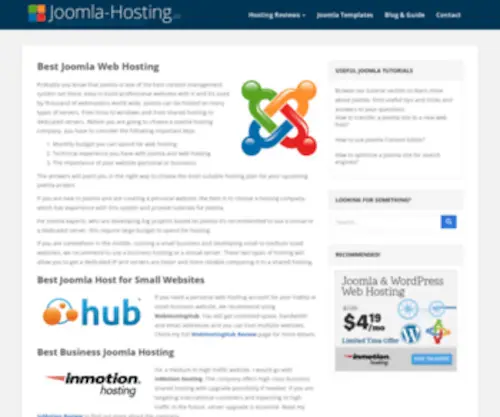 Joomla-Hosting.co(Joomla Web Hosting) Screenshot