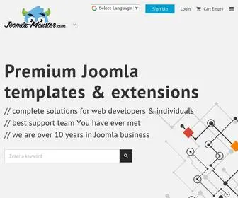 Joomla-Monster.com(Joomla Templates and Joomla Extensions) Screenshot