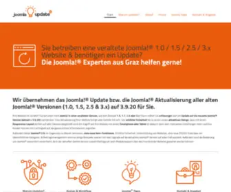 Joomla-Update.at(Joomla! Experten (Webdesign) Screenshot