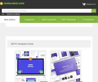 Joomlabest.com(The best templates) Screenshot