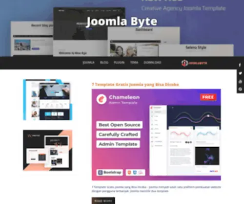 Joomlabyte.com(Joomla Byte) Screenshot