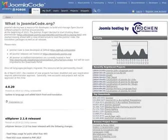 Joomlacode.org(Joomlacode) Screenshot