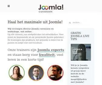 Joomlacursussen.nl(Joomla cursussen en workshops) Screenshot