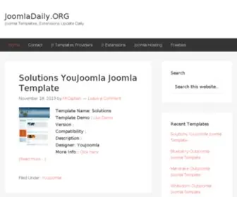 Joomladaily.org(JD Home Page) Screenshot