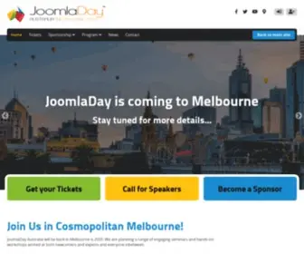 Joomladay.org.au(JoomlaDay Australia 2020) Screenshot