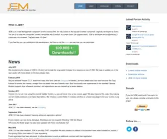 Joomlaeventmanager.net(Best Free Event Management for Joomla) Screenshot