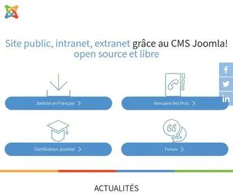 Joomla.fr Screenshot