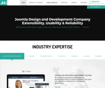 Joomlagroup.com(Joomla development company Joomla Website Development Services) Screenshot