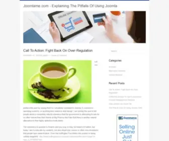 Joomlame.com(Explaining The Pitfalls Of Using Joomla) Screenshot