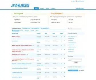 Joomlancers.com(Find your Joomla Developer from the top Joomla Freelance Marketplace JoomLancers) Screenshot