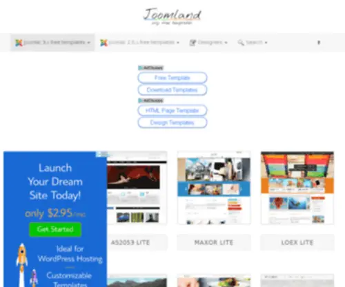 Joomland.org(Free Joomla 3 templates) Screenshot