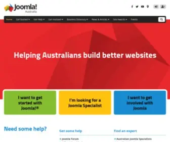 Joomla.org.au(The home of the Australian Joomla Community) Screenshot