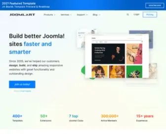 Joomlart.com(Responsive Joomla Templates and Premium Joomla templates club) Screenshot