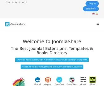 Joomlashare.ir(Joomla Extensions and Templates) Screenshot