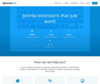 Joomlatools.eu(Joomla extensions that just work) Screenshot