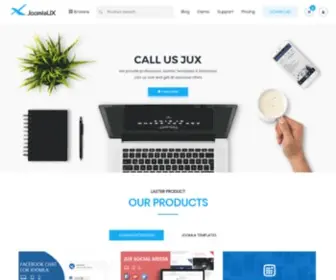 Joomlaux.com(Responsive Joomla) Screenshot