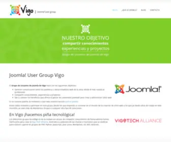 Joomlavigo.es(User Group Vigo) Screenshot