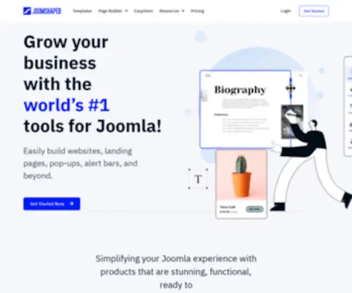 Joomshaper.com(Joomla templates) Screenshot