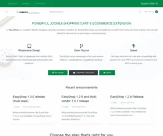 Joomtech.net(Powerful Joomla Shopping cart & eCommerce extension) Screenshot