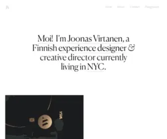 Joonasvirtanen.com(Joonas Virtanen) Screenshot