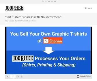 Joorhee.com(We Print Your T) Screenshot