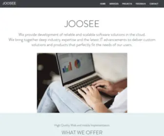 Joosee.com(Free Mobile Website Builder) Screenshot