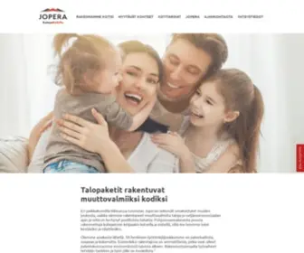 Jopera.fi(Talopaketti vai muuttovalmis talo) Screenshot