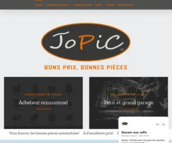 Jopic.ca(Pièce auto) Screenshot