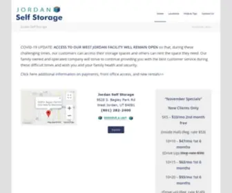 Jordan-Self-Storage.com(Too Much Stuff) Screenshot