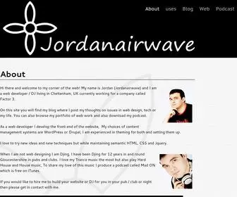 Jordanairwave.co.uk(About) Screenshot