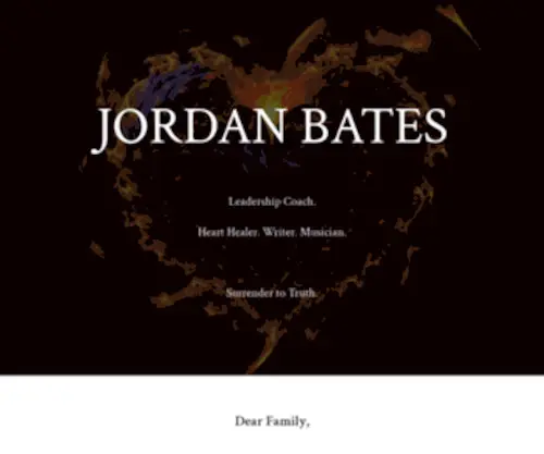 Jordanbates.life(By Jordan Bates) Screenshot