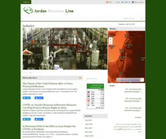 Jordanbusinessline.com(Jordan Business Line) Screenshot