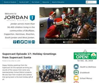 Jordandistrict.org(Jordan School District) Screenshot