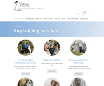 Jordandogtraining.com.au(Specialist Dog Training Services Brisbane) Screenshot