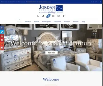 Jordanfurn.com(Jordan Furniture) Screenshot