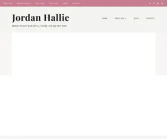 Jordanhallie.com(Jordan Hallie) Screenshot