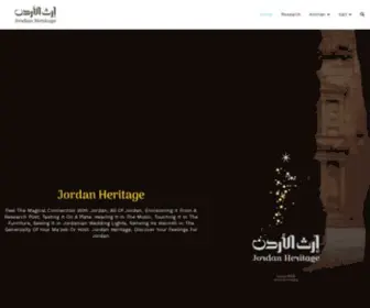 Jordanheritage.jo(Jordan Heritage) Screenshot