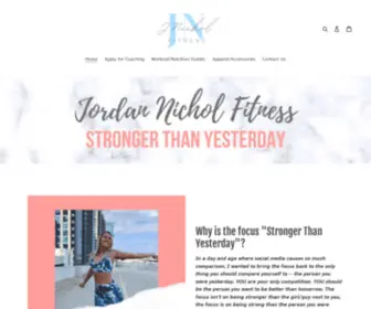 Jordannichol.com(Jordan Nichol Fitness) Screenshot