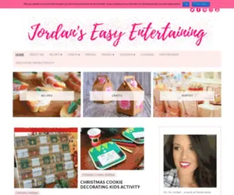 Jordanseasyentertaining.com(Jordan's Easy Entertaining) Screenshot