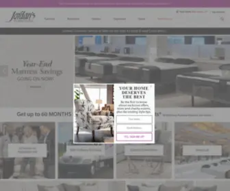 Jordansfurniture.com(Jordan's Furniture stores in MA) Screenshot