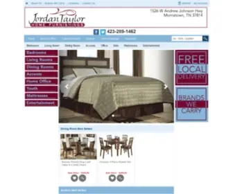 Jordantaylorhomefurnishings.com(Shep's Discount Furniture) Screenshot