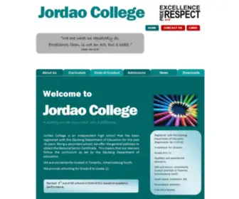 Jordaocollege.co.za(Jordao College) Screenshot