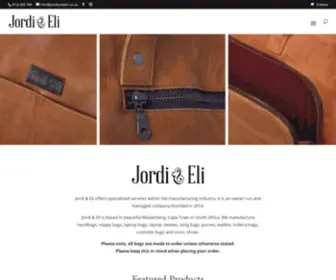 Jordiandeli.co.za(Jordi and Eli Leather Goods) Screenshot