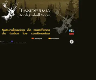 Jordicaball.com(Taller de Taxidermia Jordi Caball el taxidermista) Screenshot