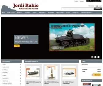 Jordirubio.com(Tienda especializada en Miniaturismo Militar) Screenshot