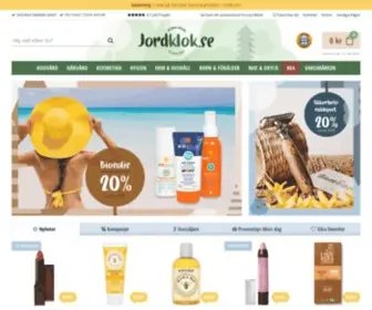 Jordklok.se(Naturliga och ekologiska produkter till bra priser) Screenshot