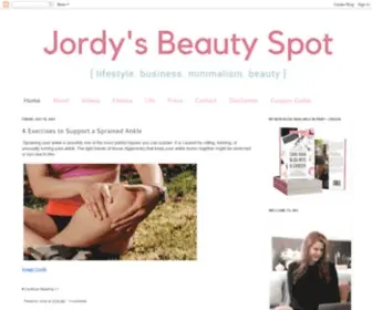 Jordysbeautyspot.com(Jordy's Beauty Spot) Screenshot