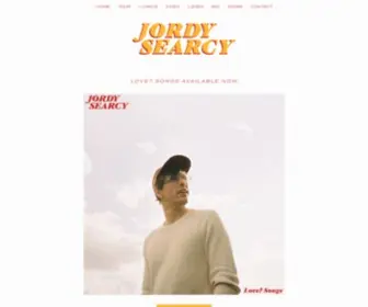 Jordysearcymusic.com(Jordy Searcy) Screenshot