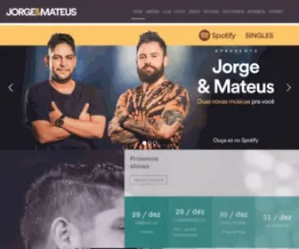 Jorgeemateus.com.br(Jorge & Mateus) Screenshot